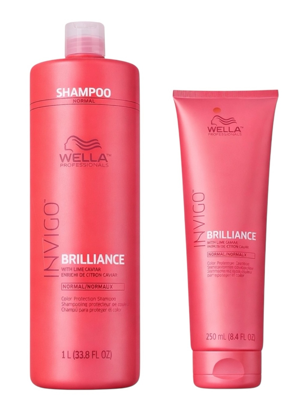 WELLA INVIGO BRILLIANCE COLOR PROTECTION SHAMPOO & CONDITIONER - FOR NORMAL HAIR